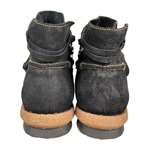 Born Women’s Tarkiln Black Distressed Ankle Boot Size US 9.5 - Picture 8 of 11